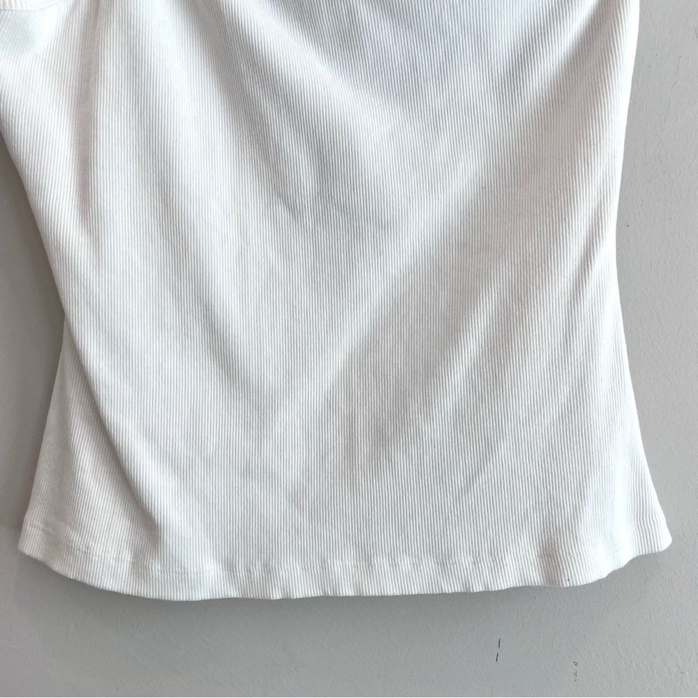 Maeve One-Shoulder Ribbed Tank Top - Picture 5 of 11